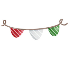 Italy banner decorate 