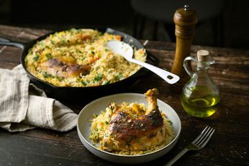 one pot chicken and rice