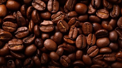 Naklejka premium Coffee beans background