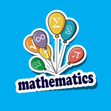 Banner on mathematics theme