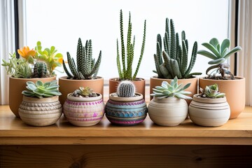 Boho Chic Pottery: Cactus and Succulent Decor Ideas for Contemporary Living Spaces