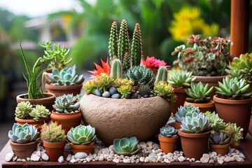 Cactus and Succulent Decor Ideas: Cozy Terrace Arrangement Inspiration