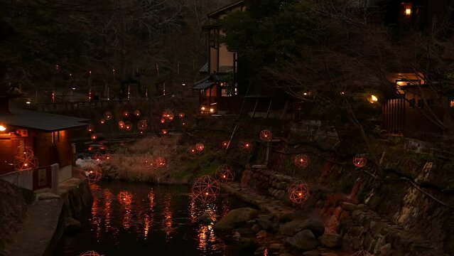 黒川温泉の湯あかり