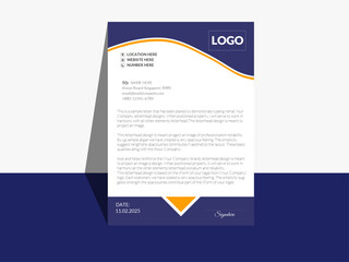 Minimal Corporate Letterhead Layout