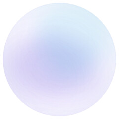 Obraz premium transparent purple and blue ball