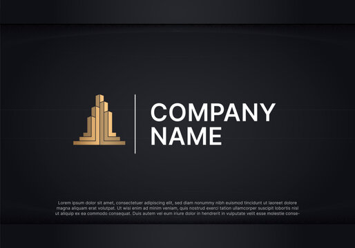 Luxury Building Logo Template Vector Icon Illustration Design