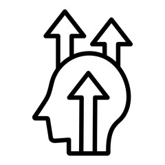 Fototapeta premium Personal Development Icon