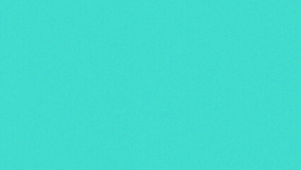 Grainy background. Textured plain Turquoise Blue color with noise surface. for display product background.

