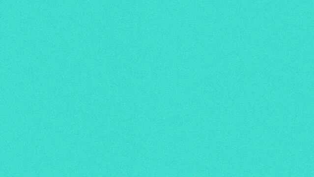 Grainy background. Textured plain Turquoise Blue color with noise surface. for display product background.


