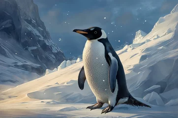 Foto op Plexiglas penguin in polar regions © Faris
