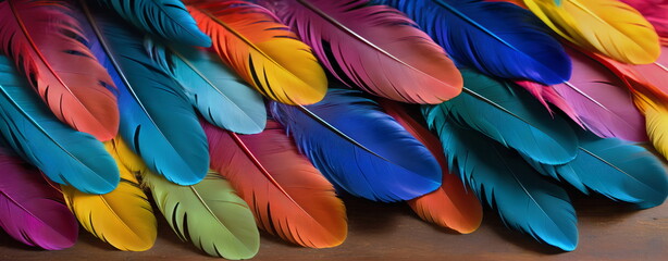 rainbow colored feathers_03
