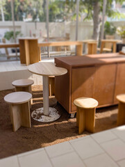 Cafe shop design minimal style