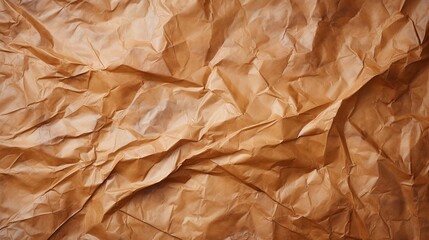 crumpled brown paper