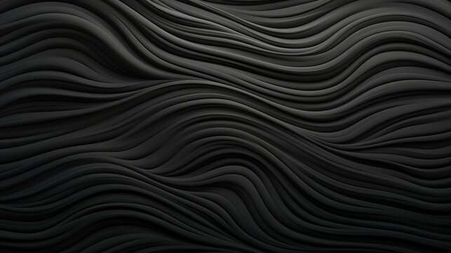 黒い波模様背景素材,Generative AI AI画像