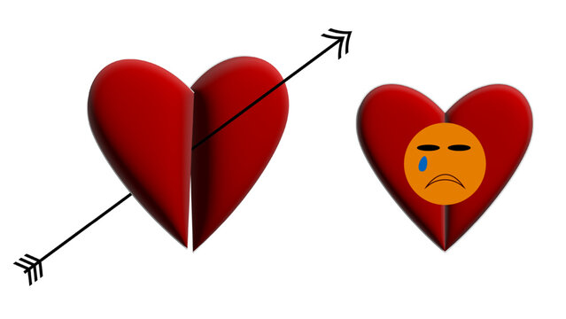 heart broken backgrounds with sad emoji heart break images