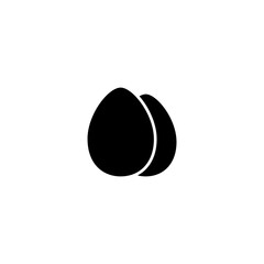 Egg icon, logo, shape, symbol, arts, design, coloring