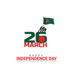 Independence Day of Bangladesh. Independence Day Creative Design For social media post.