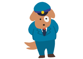 犬のおまわりさん