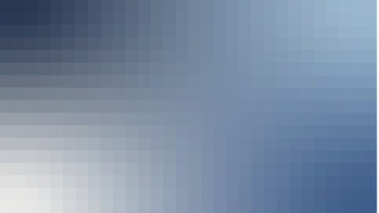 Pixel style gradient. Modern mosaic background. Monochrome blue color.