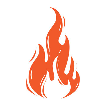 recommend clip art: Fire flame logo vector, fire icon, fire symbol vector illustration isolated on white background