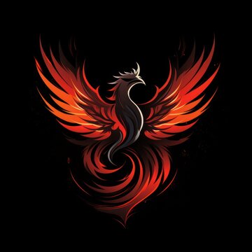 red fire phoenix logo