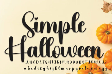 Hand drawn calligraphic vector monoline font. Distress signature letters. Modern script calligraphy type. ABC typography latin signature alphabet.