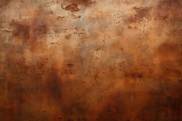 Rusty sheet background. Damaged rough metal orange texture. Generate ai - obrazy, fototapety, plakaty