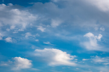 Obraz premium blue sky with clouds