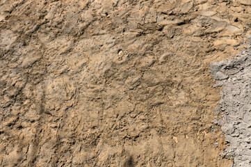 plastered wall of a house on the street as a background 3