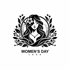 Vector happy women's day logo 8 march free vector