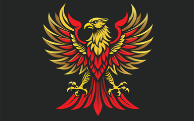 eagle tattoo design, Vector eagle design