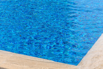 Fototapeta na wymiar beautiful water in a swimming pool 1
