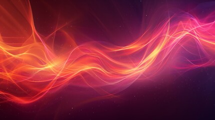 A mesmerizing red, orange, and violet glow forms a blurred abstract gradient against a dark, grainy background. This composition, designed for a large banner size, radiates glowing, AI Generative