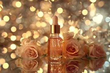 Obraz na płótnie Canvas Rose scented perfume