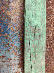 Rusty metal texture with abstract grunge patterns