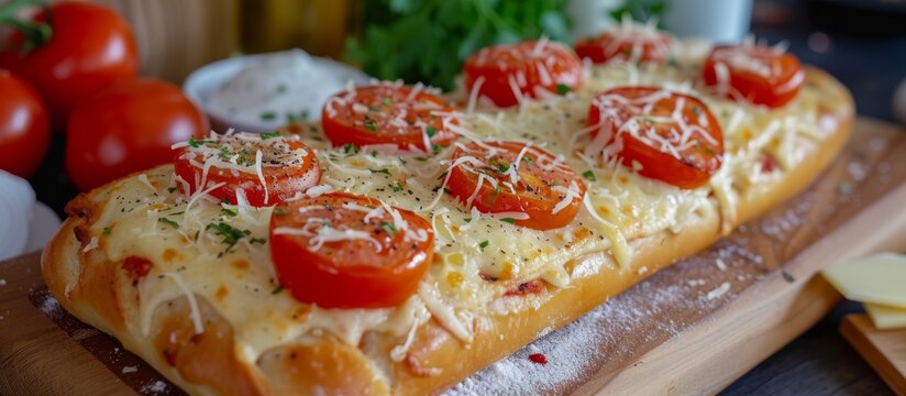 Rustic Wooden Cutting Board with Natural Texture for Food Preparation and Cooking