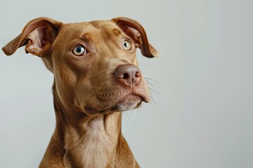 dog portrait, cute dog looking into the camera 