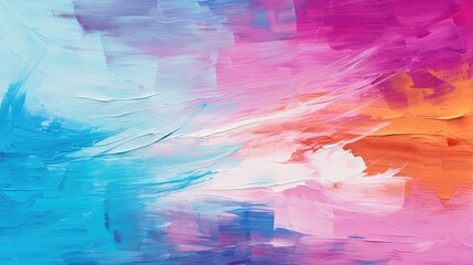 Fototapeta na wymiar Colorful Vibrant Brush Stroke Texture background