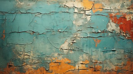 old cracked paint wall texture background