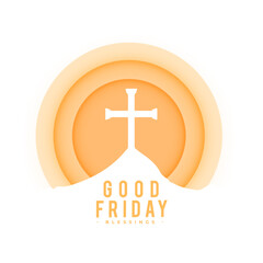holy week good friday event background design