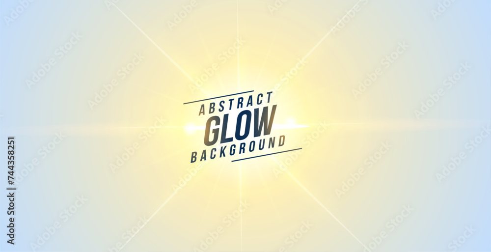 Canvas Prints abstract glowing sunburst flare background with light effect