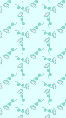 16:9 デフォルメなお花壁紙⭐︎