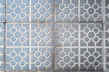Typical tile of the streets of Bilbao