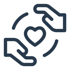 Empathetic Connections for Women's Day Vector Icon Illustration