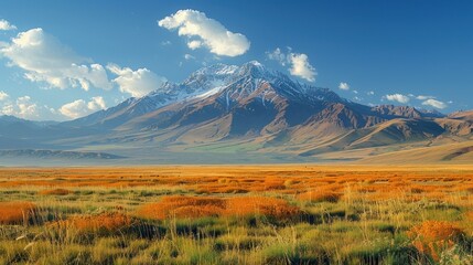 Utah landscapes, Autumn scene in Ordesa and Monte Perdido.