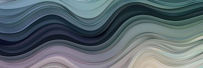 Fototapeta premium unobtrusive colorful modern curvy waves background illustration with dark slate gray