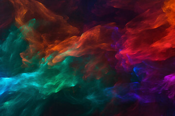 abstract colors nebula - obrazy, fototapety, plakaty