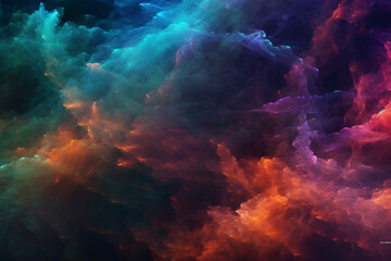 Fototapeta na wymiar abstract colors nebula