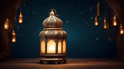 "Vintage Charm Against Night Sky, Nostalgic Glow in Night Setting, Ramadan Atmosphere, Nighttime Elegance in Vintage Style, Night Background Beauty"