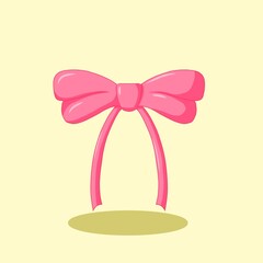 pink ribbon bow